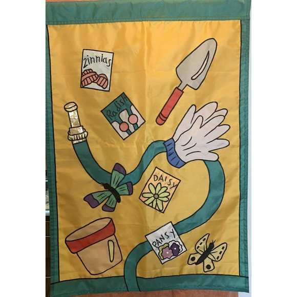 Unbranded Other - Gardening Yard Flag 27 X 38 Garden Decor